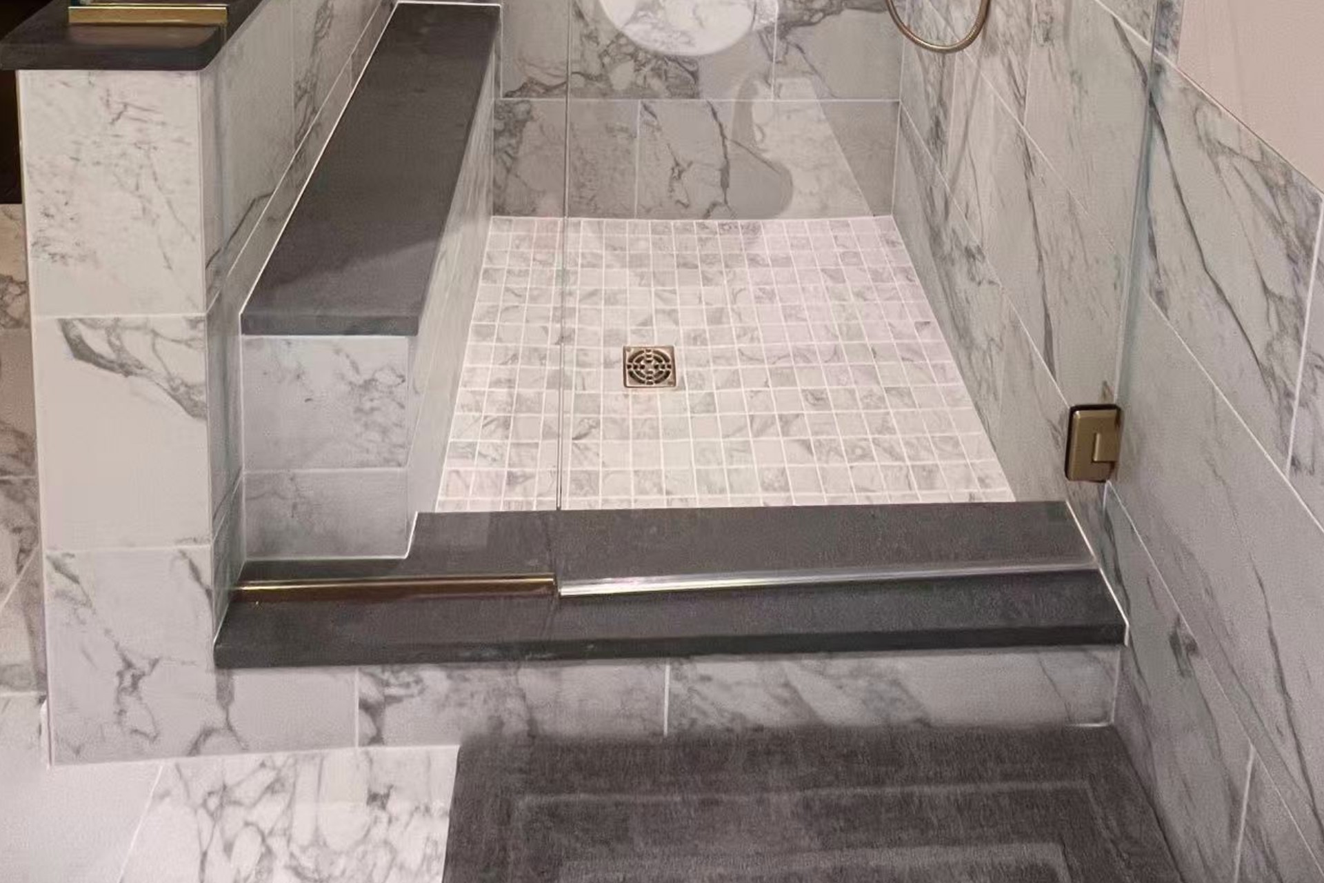 Completed bathroom remodel by Nova