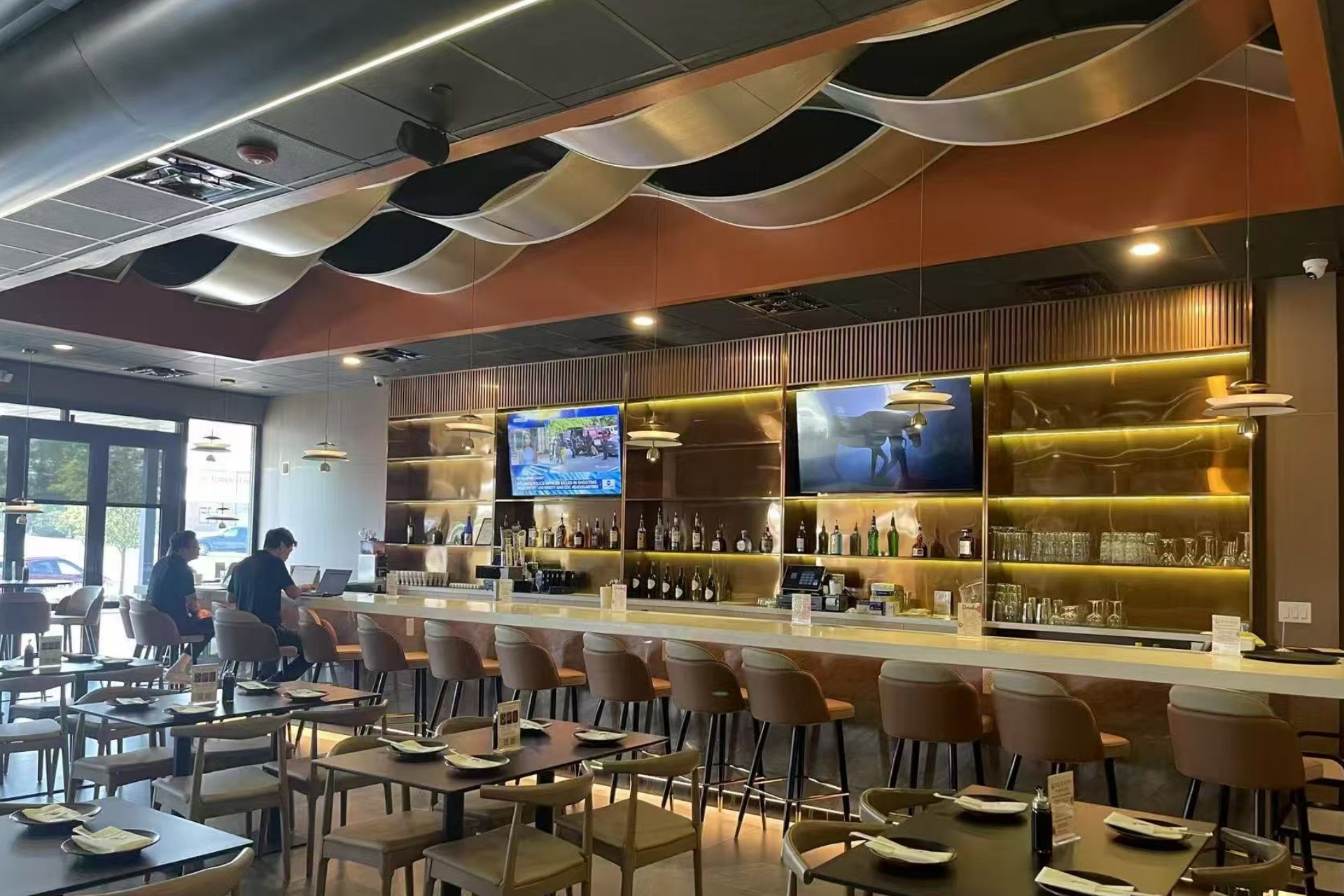 Completed restaurant design by Nova