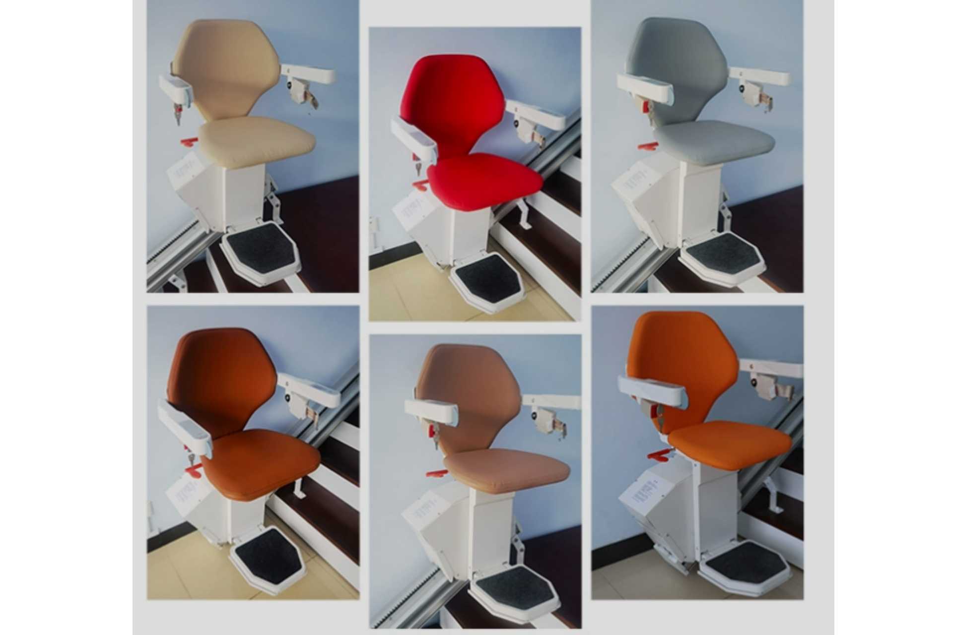 Stair chair lift seat color example